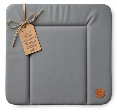 Produktbild von Wickelauflage wasserdicht 75 x 72 cm abwischbar Wickelunterlage Baby Grau