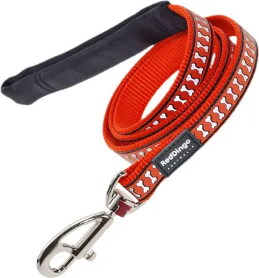 Obrázok produktu pre Vodítko pre psa Red Dingo Reflexné 1,2 x 120 cm Oranžové