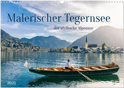 Produktbild von Malerischer Tegernsee (Wandkalender 2026 DIN A3 quer), CALVENDO Monatskalender