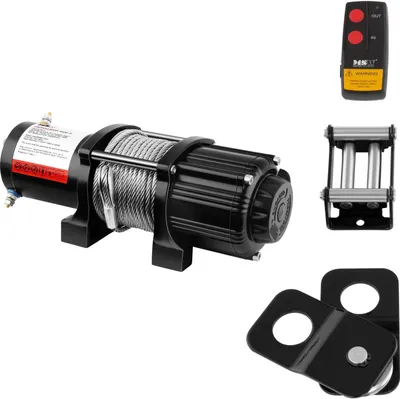 Immagine prodotto di Verricello fuoristrada Expondo MSW - 2.040 kg - 4.500 lbs - 12 V - cavo in acciaio da 15 m - incl. puleggia di rinvio