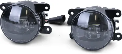 Produktbild von LED Nebelscheinwerfer Schwarz für Ford Fiesta 5 6 Focus 2 3 Transit  Jaguar S X