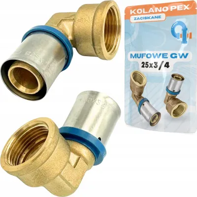 Immagine prodotto di Gomito PEX 25x3/4 gw connettore a crimpare connettore a crimpare