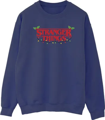 Produktbild von Netflix - "Stranger Things" Sweatshirt für Herren BI45069 (S) (Marineblau)