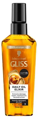 Productafbeelding van Haarolie-elixer, 75 ml - Schwarzkopf Gliss, geschikt voor dagelijks gebruik
