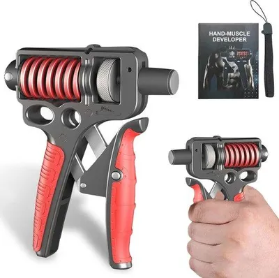 Produktbild von Famanu Handtrainer mit Einstellbarem Widerstand für Grifffestigkeitstraining - Ideal für Rehabilitation und Sport