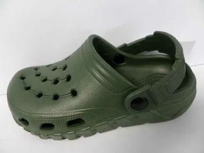 Produktbild von Leichte, flexible und wasserabweisende EVA Clog Badeschuhe Grün KA141-KH