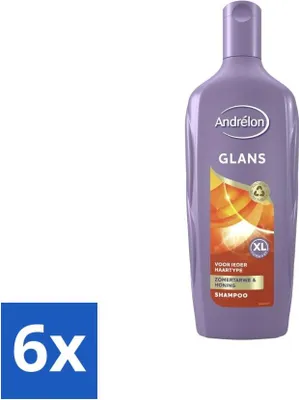Immagine prodotto di Andrélon - Shine - Shampoo - 450 ml - Confezione vantaggiosa - 6 pezzi