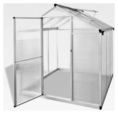 Produktbild von Aluminium Gewächshaus 3,46 m³ für Garten, Terrasse und Aufzucht