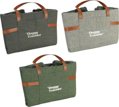 Produktbild von Pet-Joy Products Doggy Traveler Hundekissen, Farbe:black
