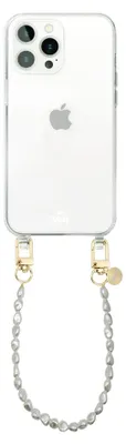 Produktbild von Pearlfection Transparant Cord Hülle - Short cord  - Kompatibel mit iPhone 14 Pro Max