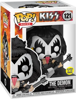 Produktbild von Kiss - The Demon 121 Glows in the Dark - Funko Pop! - Vinyl Figur