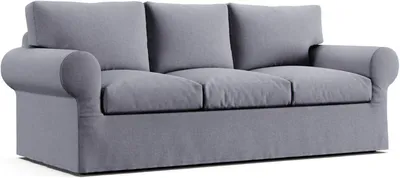 Immagine prodotto di Copridivano per divano a tre posti in tweed grigio resistente