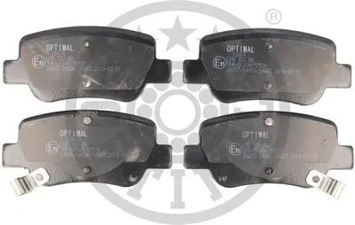 Produktbild von OPTIMAL Bremsbeläge Satz Hinten Bremsklötze für TOYOTA AVENSIS Station Wagon (ZRT27, ADT27) BP-12414