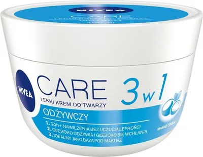 Produktbild von NIVEA Care 3in1 Pflegende leichte Gesichtscreme 100ml