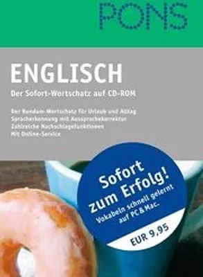 Produktbild von PONS Englisch, Der Sofort-Wortschatz, 1 CD-ROM
