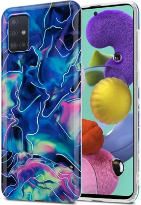 Image de Cadorabo Housse de protection pour Samsung Galaxy A51 4G / M40s Housse en bleu TPU Housse de portable Etui Case Cover