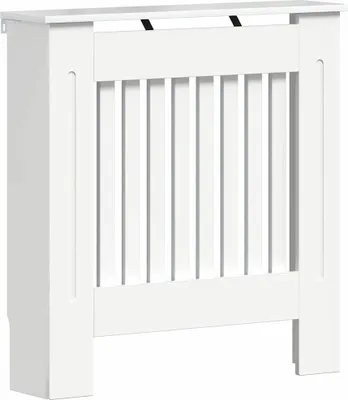 Obrázok produktu pre vidaXL Kryt radiátora vysoký lesk biely 78 x 19 x 81,5 cm