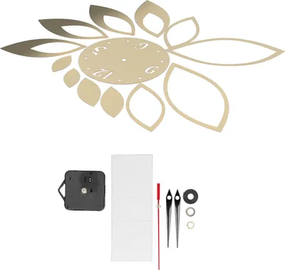Obrázek produktu pro DIY Zrcadlo Nástěnné hodiny Samolepky Moderní dekor pro domácí obývací pokoj pozadí StickerGold