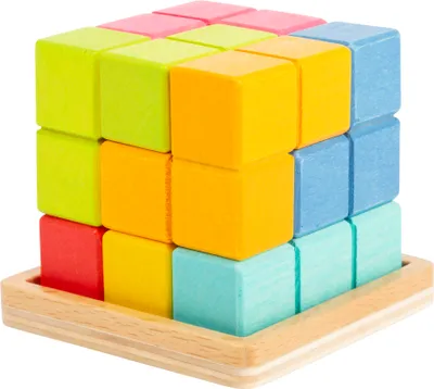 Obrázok produktu pre Malá noha Drevený 3D tetris