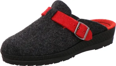 Produktbild von Rohde Damen Hausschuhe Filz Pantoffeln Neustadt-D 2284, Größe:40 EU, Farbe:Grau