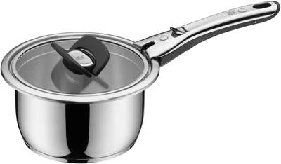 Produktbild von WMF Click&Serve Stielkasserolle Induktion 16 cm, ohne Edelstahlgriff, Cromargan Edelstahl, backofenfest