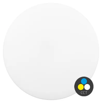 Zdjęcie produktu dla Lampa sufitowa LED Ecolite, okrągła, 12 W, 1080 lm, temperatura barwowa (CCT), stopień ochrony IP44, biała, WYB230-CCT/12W/BI