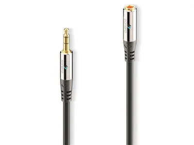 Obrázek produktu pro SONERO prodlužovací kabel s jackem, 3,5 mm, 3 m, černý