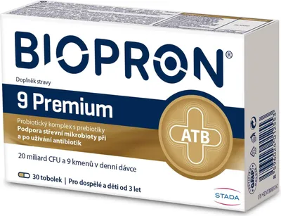 Produktbild von Biopron Premium, Probiotika und Präbiotika während und nach Antibiotika, 30 Kapseln