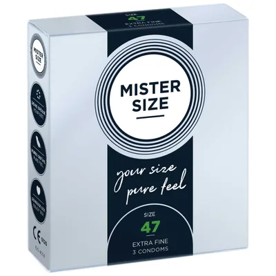 Zdjęcie produktu dla Mister Size - Prezerwatywy Rozmiar Xs 47 Mm (3 Sztuki)