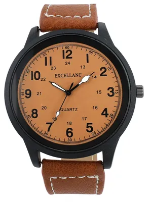 Image de Montre pour homme, bracelet en imitation cuir, verre minéral