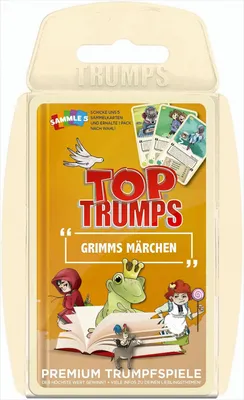 Zdjęcie produktu dla Top Trumps – bajki braci Grimm: gra karciana typu „quartett”