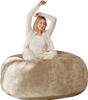 Produktbild von 5FT Sitzsack,Sitzsackstuhl, Sofa für Erwachsene,weicher und bequemer Lesestuhl,geeignet für Schlafzimmer, Balkone und andere Orte