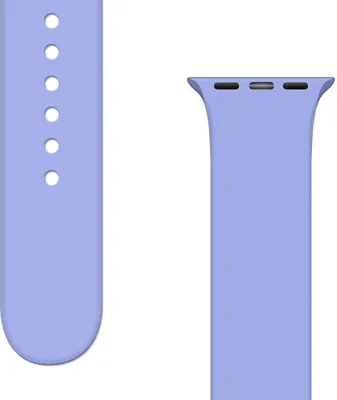 Zdjęcie produktu dla Pasek silikonowy APS do Apple Watch 8/7/6/5/4/3/2, SE (41/40, 38mm), fioletowy