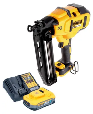 Obrázok produktu pre Akumulátorová klincovačka DeWalt DCN 660 H1 18V 32 - 63 mm bez kefiek + 1x akumulátor Powerstack 5,0 Ah + nabíjačka