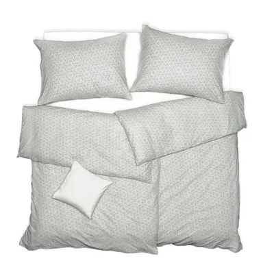 Obrázek produktu pro SCANquilt povlečení KLASIK fragments šedobílá 100% bavlna 140 x 220/70 x 90 cm