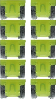 Produktbild von baytronic 10x Kfz-Flachstecksicherung Mini LP gelb 20A