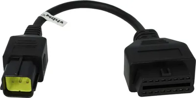 Produktbild von vhbw OBD Adapter OBD2 6 Pin auf OBD2 16Pin kompatibel mit Husqvarna SMR 511, TE 310, TE 449, SM 610, CCM 450 Motorrad - 30 cm