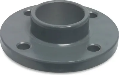 Produktbild von Mega Klebeflansch PVC-U DN32 x 40 mm DIN Flansch x Klebemuffe 10 bar, grau