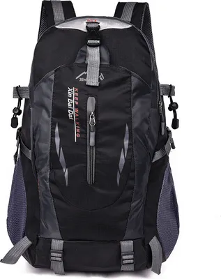 Produktbild von Grosse Kapazität Rucksack Sport Reisen Wandern Arbeit Freizeit Schulrucksack Damen Herren, schwarz