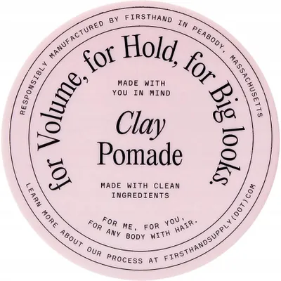 Produktbild von Haarpomade Firsthand Clay Pomade 88 ml starke matte Glinke