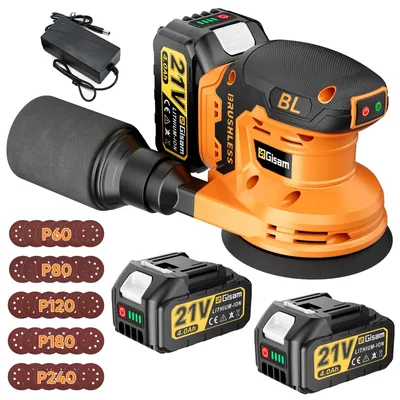 Image de Machine ponceuse excentrique de 125 mm - 1200 W - Pour le ponçage du bois