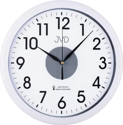 Obrázok produktu pre Funkwanduhr mit Lichtsensor - JVD Modell: RH692.1