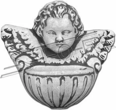 Image de Ange de la tombe Croix Décorations funéraires Pierre Décoration Statue S111014