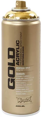 Produktbild von Sprühfarbe Gold 400ml (1 Flasche) [HOB35022]