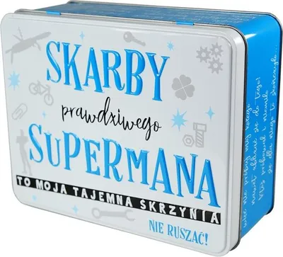 Zdjęcie produktu dla puszka Skarbuszka Skarby supermana | PS-002
