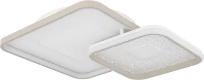 Produktbild von GLOBO Lighting Deckenleuchte MOSAIKO LBH 50x50x9 cm weiß Deckenlampe