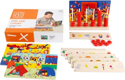 Produktbild von Toys for Life Finde und Zähle Montessori Lernspiel Holz - Toys for LifeFinde und Zähle Montessori Lernspiel Holz - Toys for Life