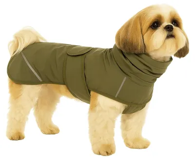 Productafbeelding van Flamingo winterjas Cujo, groen, ruglengte: 35 cm