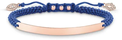 Produktbild von Thomas Sabo LBA0068-898-1 Armband Damen Blau Nazar Auge Silber Roségold 21 cm