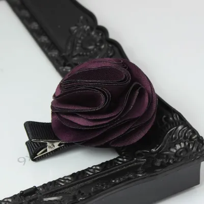 Produktbild von Rosen Haarklammer Blüten in der Farbe Lila